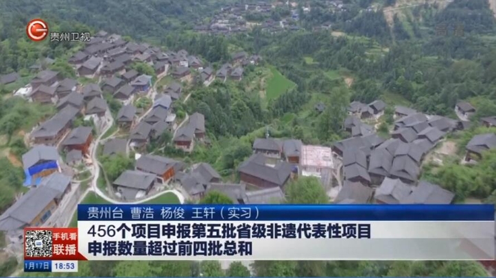 456 个项目申报第五批省级非遗代表性项目 申报数量超过前四批总和